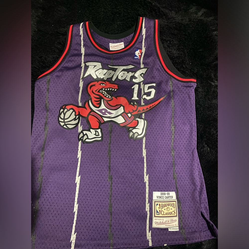 Toronto Raptors Vince Carter basketball jersey